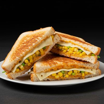 Veg Sweet Corn Cheese Sandwich